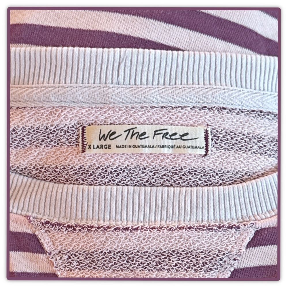 Free People We The Free Classic Striped Crewneck Sweatshirt - Picture 7 of 12